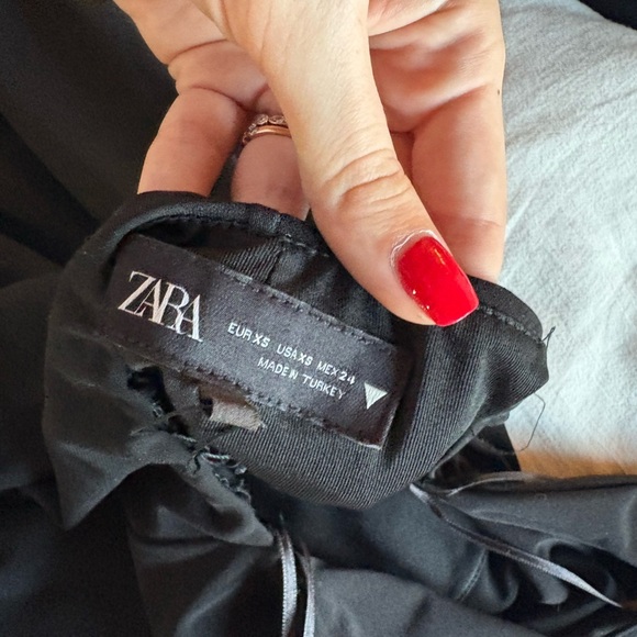 Zara Black Backless Dress - Picture 3 of 3